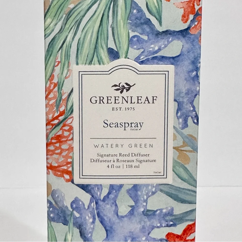 Green Leaf Seaspray Reed Diffuser - Picture 2 of 8